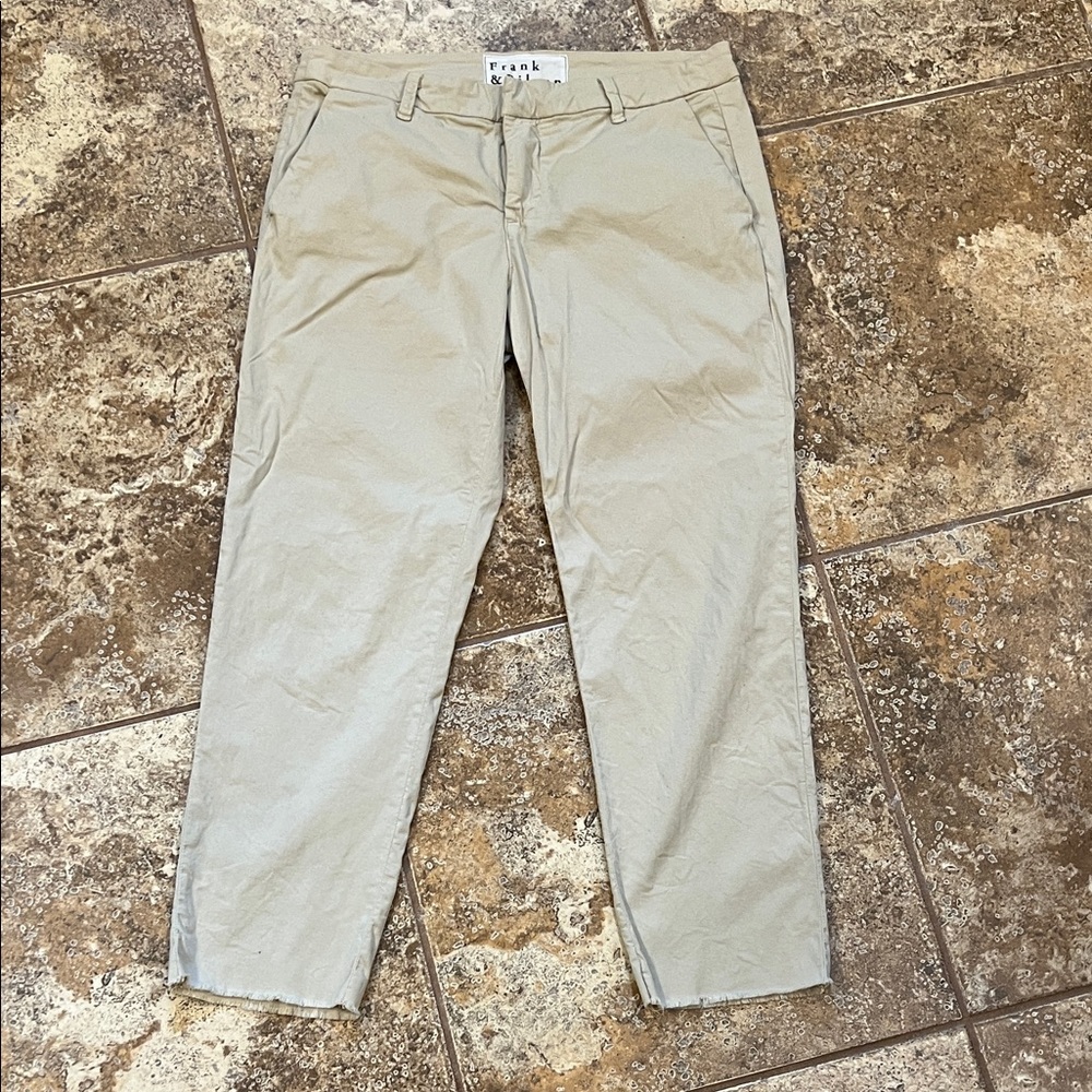 Frank & Eileen Light Khaki women’s Wicklow pants size 6
